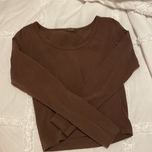John Galt brown longsleeve